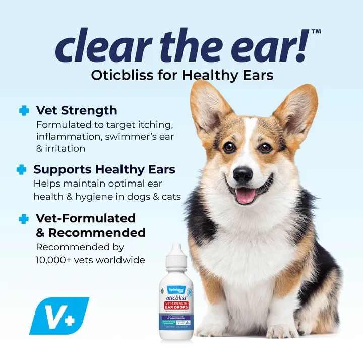 Oticbliss™ Clear the Ear Trio Bundle for Dogs and Cats (15% OFF)